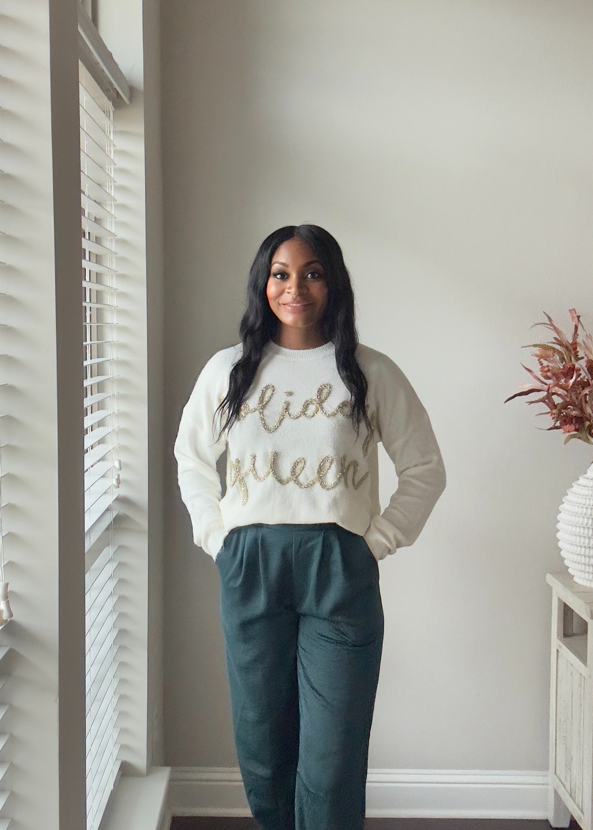 The Holiday Queen Sweater – Ladybugs Boutique, LLC