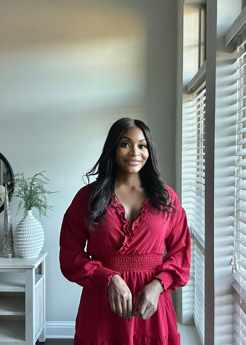 The Cranberry Cheer Dress