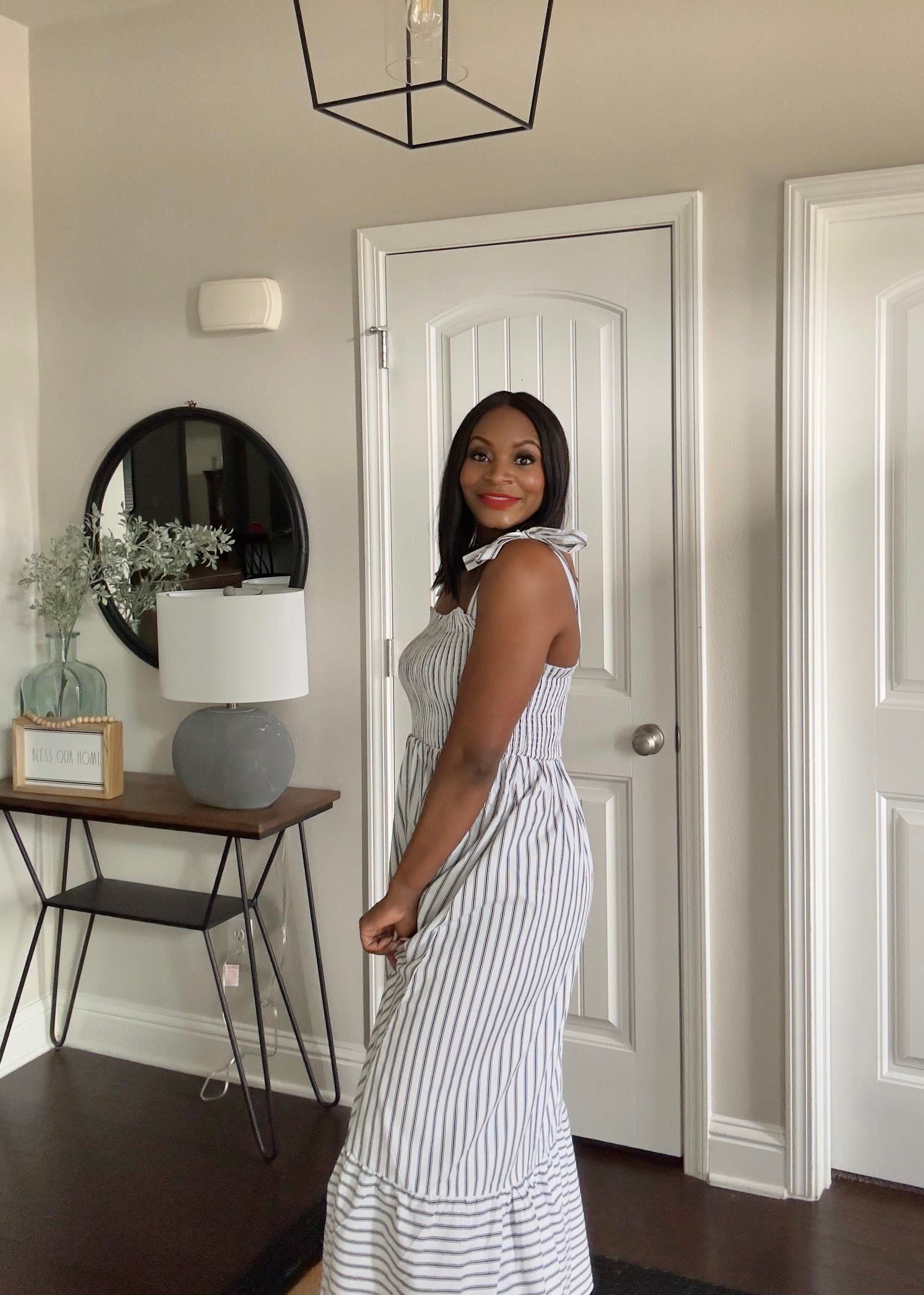 The Striped + Smocked Poplin Dress – Ladybugs Boutique, LLC