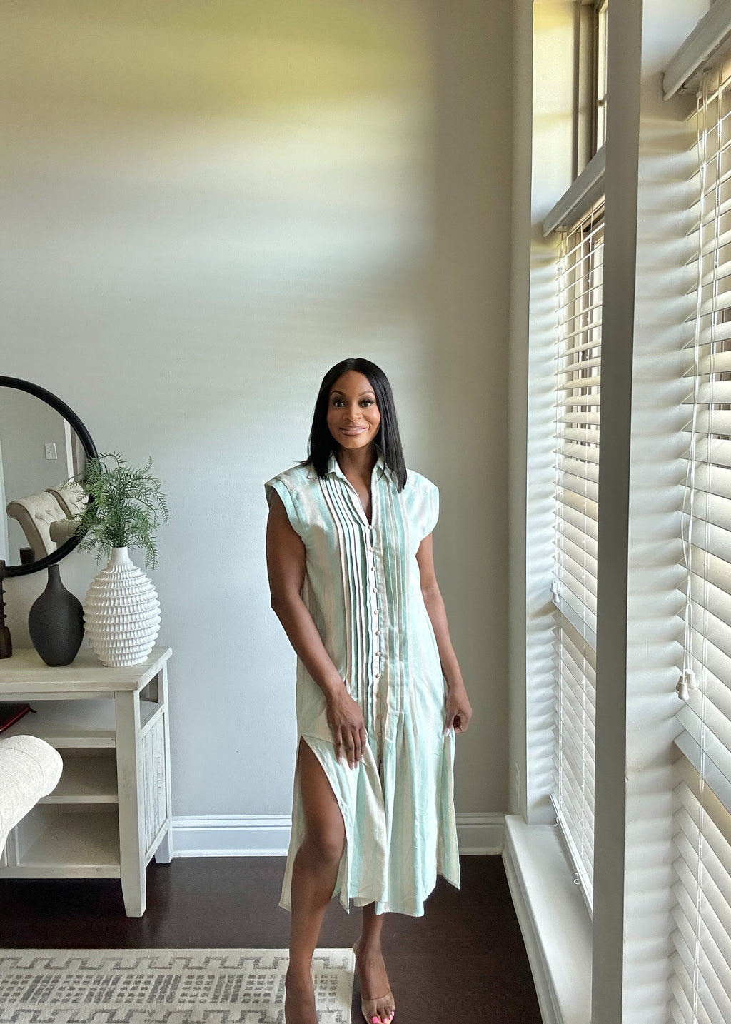the lady like midi dress Mossman