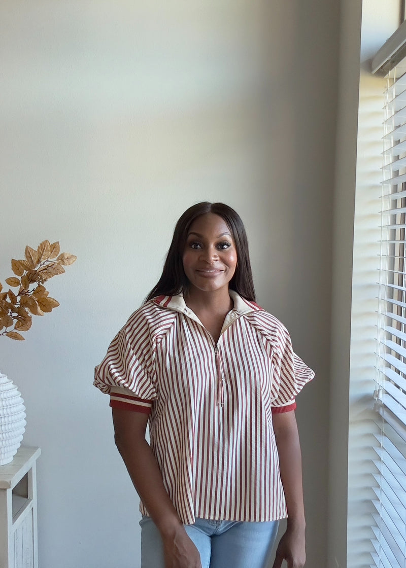 The Striped Affair Top