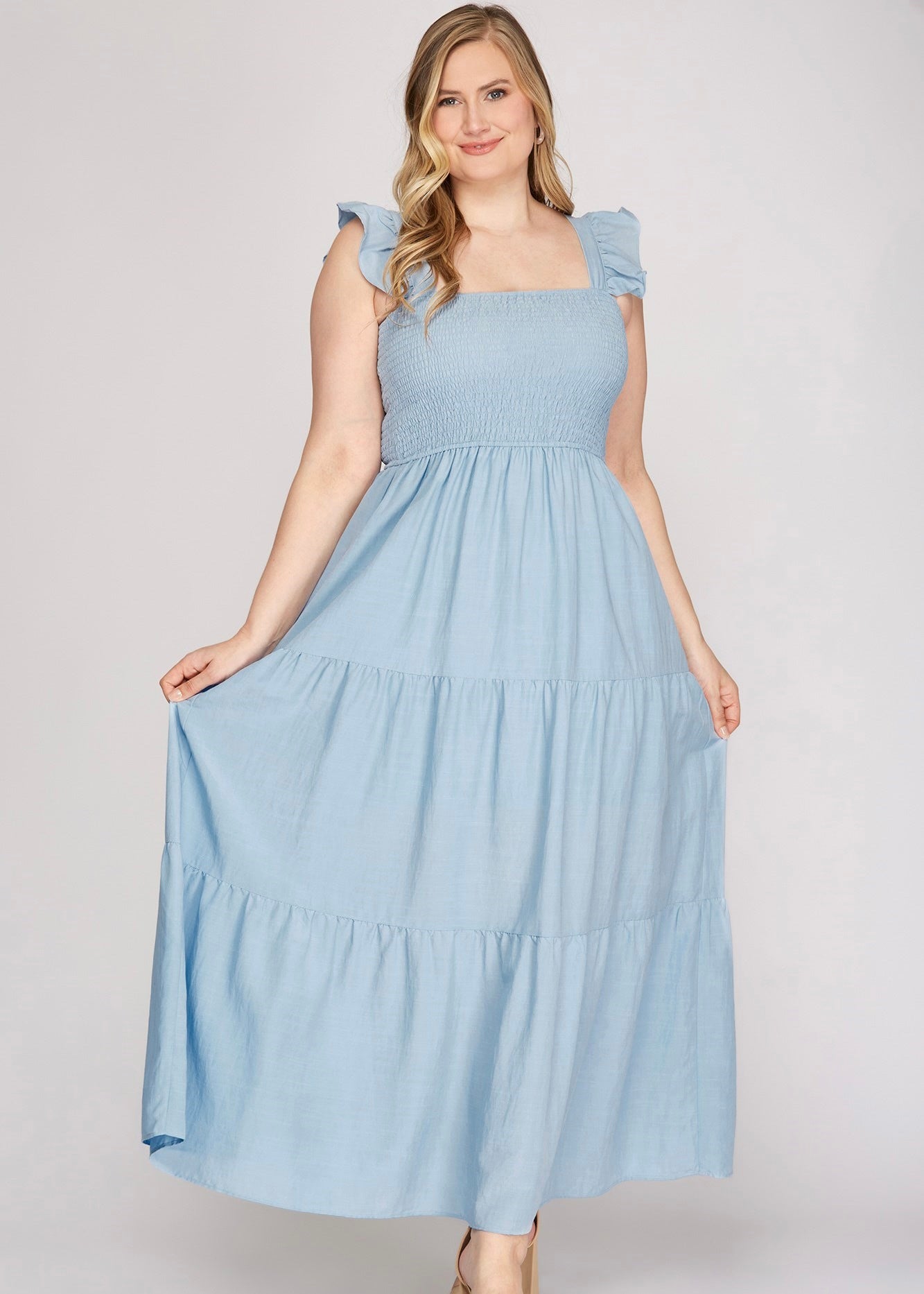 maxi draped dress Alaia Drape Maxi Dress - Yellow main image 1